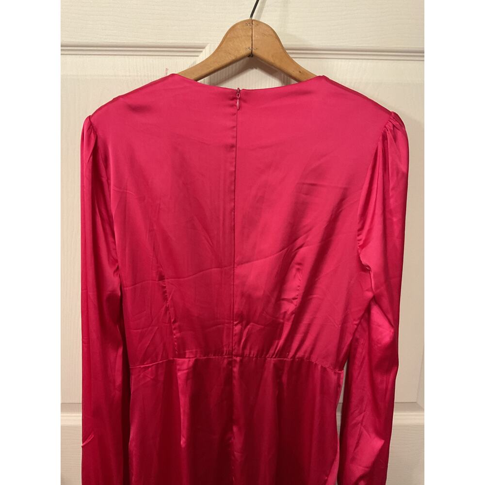 Lulu's Pink Satin Mini Dress - Picture 9 of 9